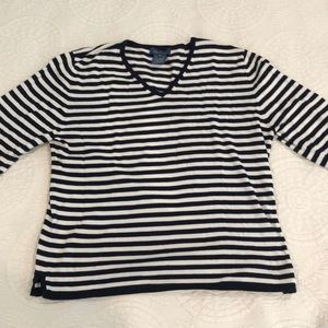 Navy Stripes Faconnable Sweater